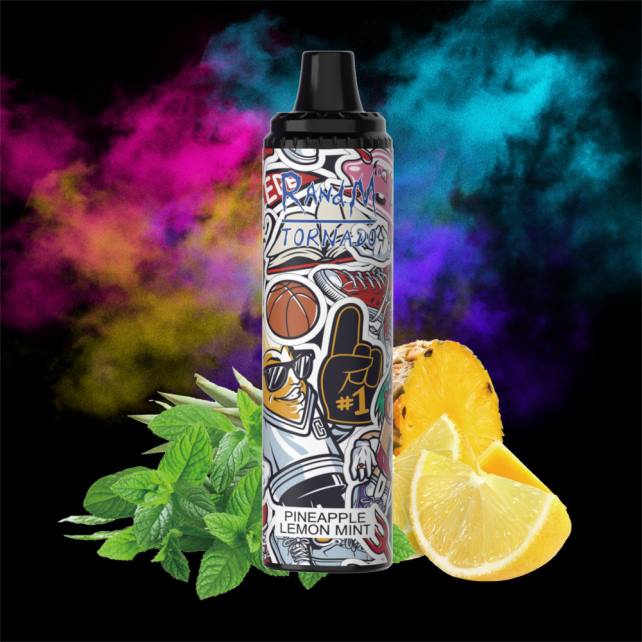 RandM Tornado 6000 Airflow Control Vape Pod Gerät 1St 04LD279 - Tornado Vape Preis roter Apfel Zitrone