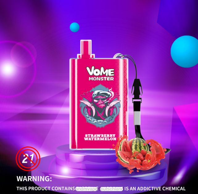 RandM Vome Monster 10000 Airflow Control Vape Pod Gerät 1St 04LD278 - RandM Vape Kaufen Deutschland gemischte Beeren
