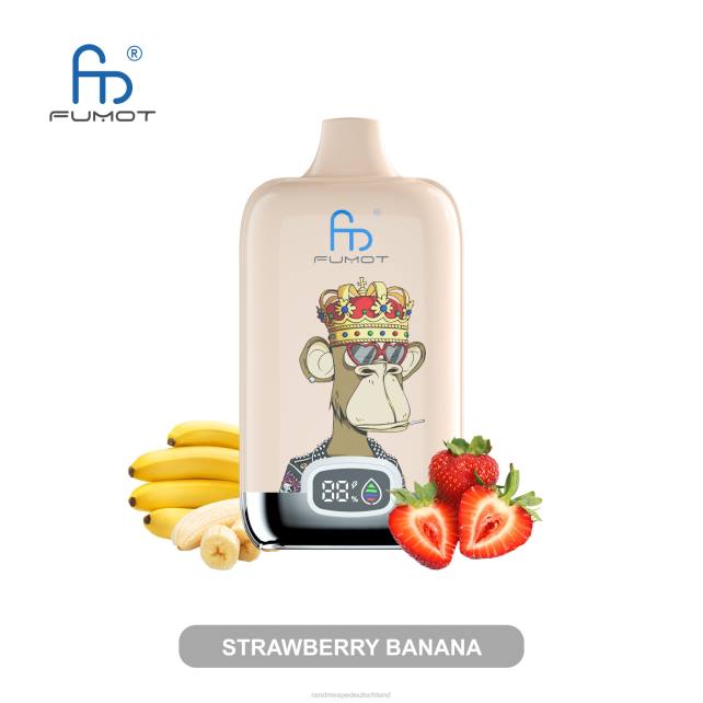 Fumot Original RandM Digital Box 12000-Batterie- und Flüssigkeitsanzeige-Vape-Gerät 04LD13 - RandM Vape München gemischte Beeren