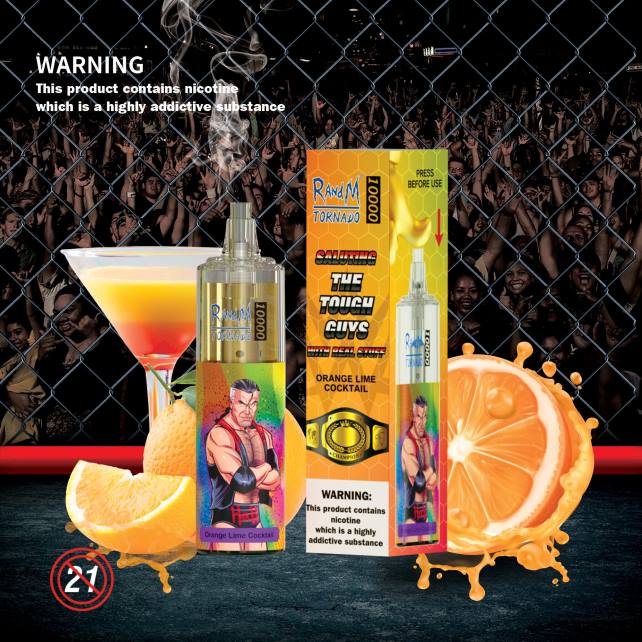 RandM Tornado 10000 Airflow Control Vape-Gerät 1St 04LD103 - RandM Vape München Blaubeerkirsche