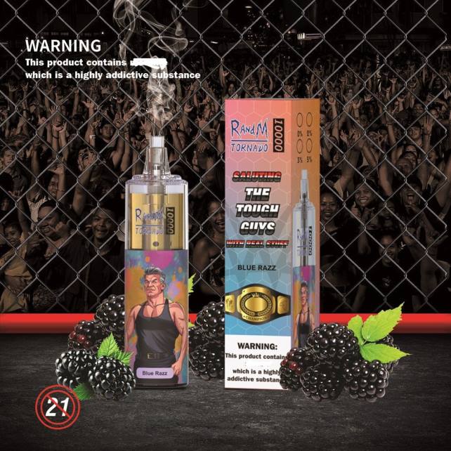 RandM Tornado 10000 Airflow Control Vape-Gerät 1St 04LD110 - RandM Tornado Deutschland Minze Menthol