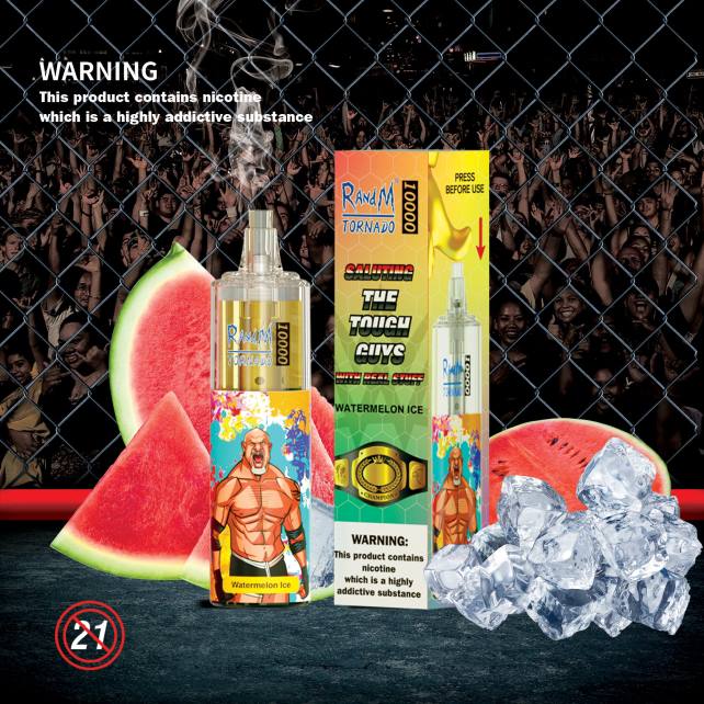 RandM Tornado 10000 Airflow Control Vape-Gerät 1St 04LD113 - RandM Vape München Blauer Razz