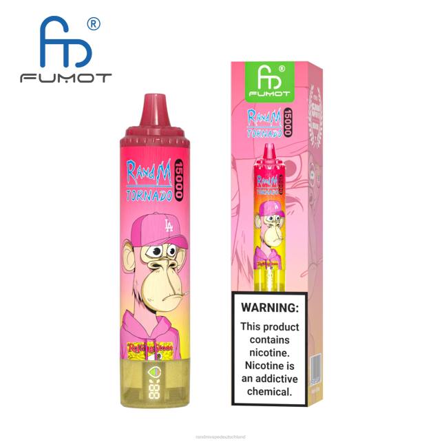Fumot RandM Tornado 15000 Vape-Gerät mit Akku und E-Liquid-Display Version 1 04LD29 - Tornado Vape Preis Erdbeerwassermelone