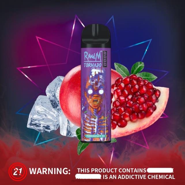 RandM Tornado 8000 Airflow Control Vape-Gerät 1St 04LD238 - RandM Vape Kaufen Deutschland Erdbeerwassermelone