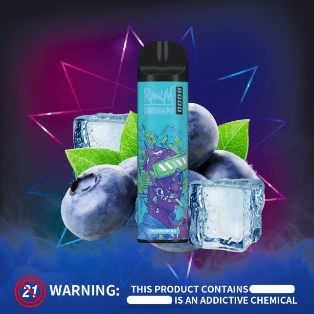 RandM Tornado 8000 Airflow Control Vape-Gerät 1St 04LD238 - RandM Vape Kaufen Deutschland Erdbeerwassermelone