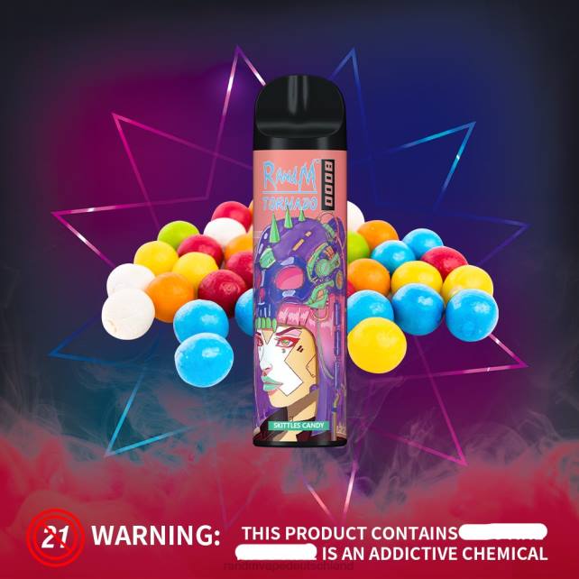 RandM Tornado 8000 Airflow Control Vape-Gerät 1St 04LD252 - RandM Tornado Berlin Pina Colada